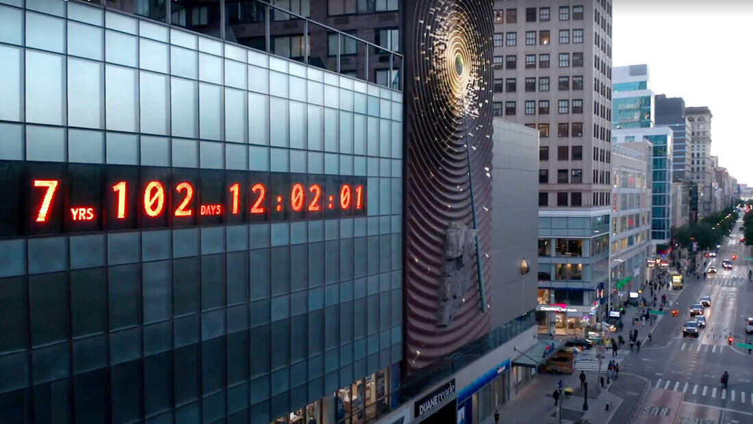 NY Doomsday Climate Clock - https://climateclock.world/