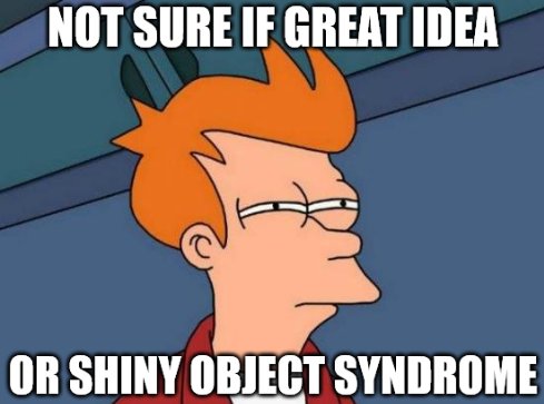 Maureen Wallbeoff on Twitter: "Hey nonprofit friends! Today at 12:30 ET on  Facebook Live we're going to talk about Shiny Object Syndrome - why you  (or, ahem, someone you work with) might