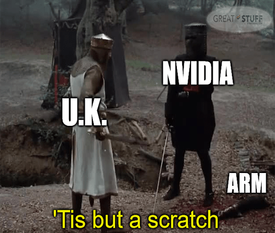 Nvidia's Armed & Dangerous - Spikes U.K. Digital Secretary Investigation